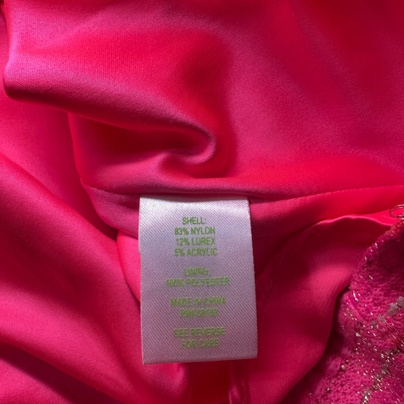 Lilly Pulitzer pink and gold dress size 2 - Picture 7 of 7
